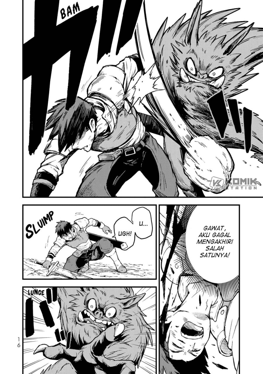 Halaman 13 dari Hazure Skill "Level Up" no Sei de Party wo Tsuihousareta Shounen wa, Level wo Agete Butsuri de Naguru Chapter 1