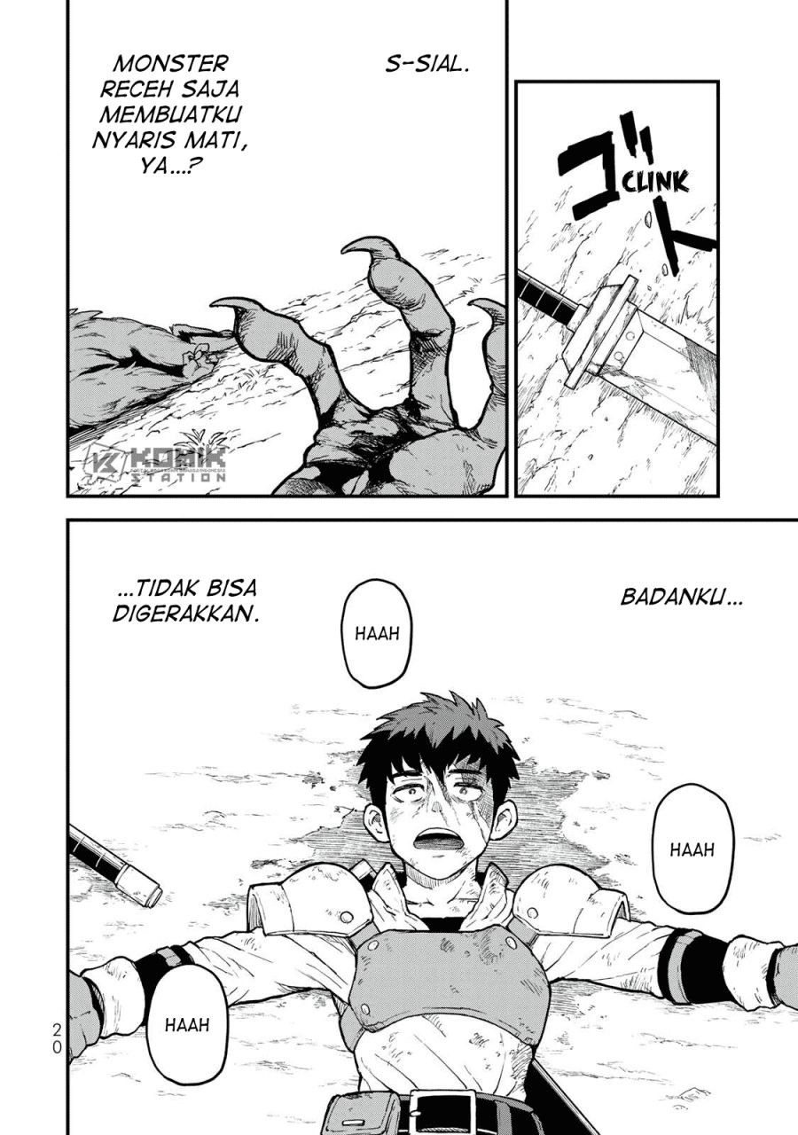 Halaman 17 dari Hazure Skill "Level Up" no Sei de Party wo Tsuihousareta Shounen wa, Level wo Agete Butsuri de Naguru Chapter 1