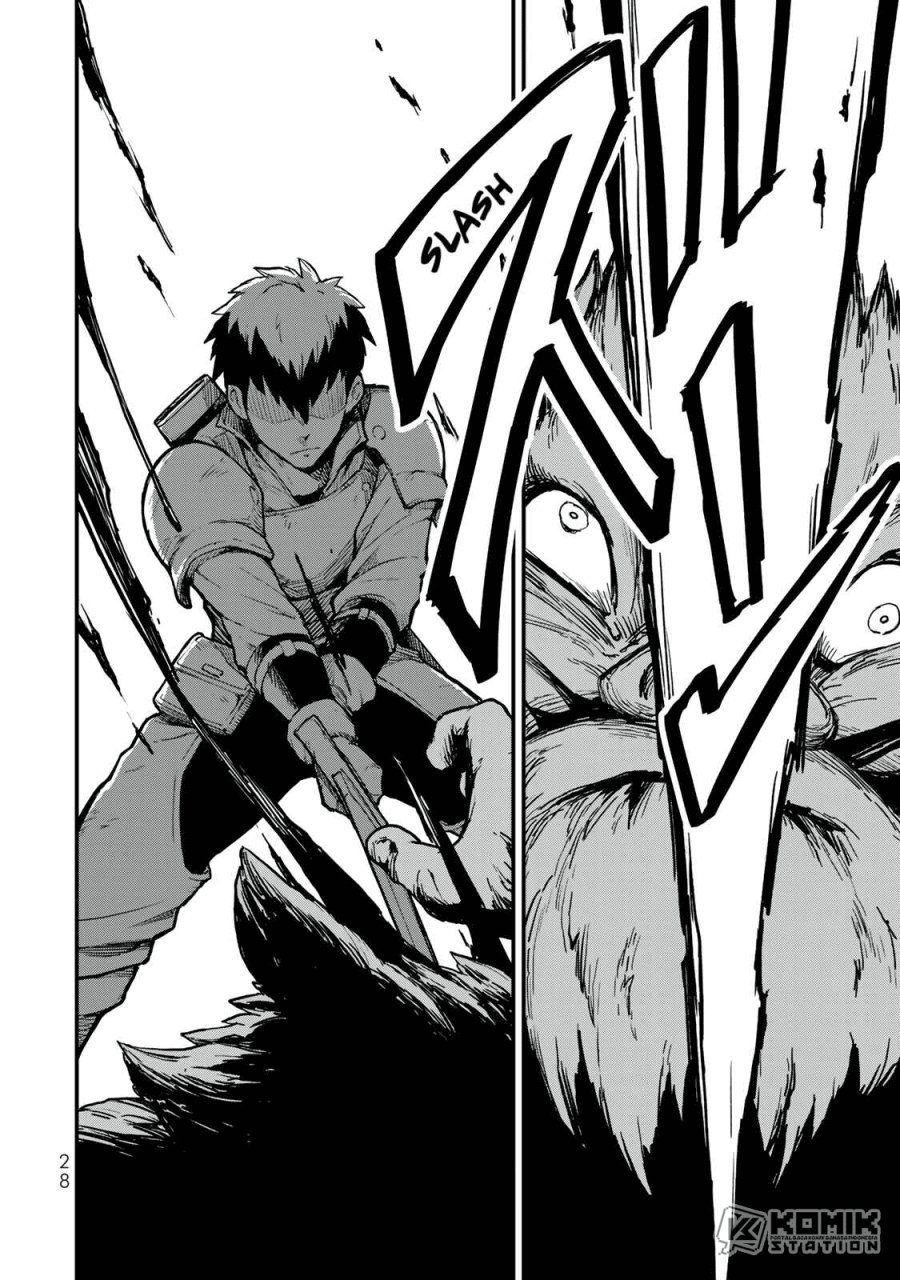 Halaman 25 dari Hazure Skill "Level Up" no Sei de Party wo Tsuihousareta Shounen wa, Level wo Agete Butsuri de Naguru Chapter 1
