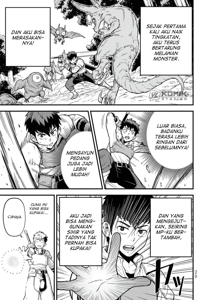 Halaman 26 dari Hazure Skill "Level Up" no Sei de Party wo Tsuihousareta Shounen wa, Level wo Agete Butsuri de Naguru Chapter 1