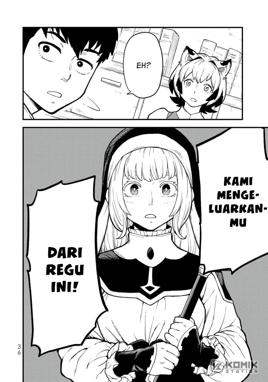 Halaman 33 dari Hazure Skill "Level Up" no Sei de Party wo Tsuihousareta Shounen wa, Level wo Agete Butsuri de Naguru Chapter 1