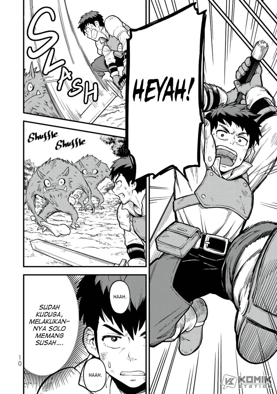 Halaman 8 dari Hazure Skill "Level Up" no Sei de Party wo Tsuihousareta Shounen wa, Level wo Agete Butsuri de Naguru Chapter 1
