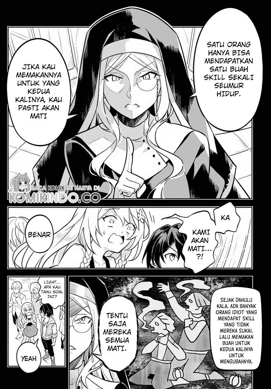 Halaman 10 dari Hazure Skill "Kinomi Master": Skill no Mi (Tabetara Shinu) o Mugen ni Taberareru You ni Natta Ken ni tsuite Chapter 1.1