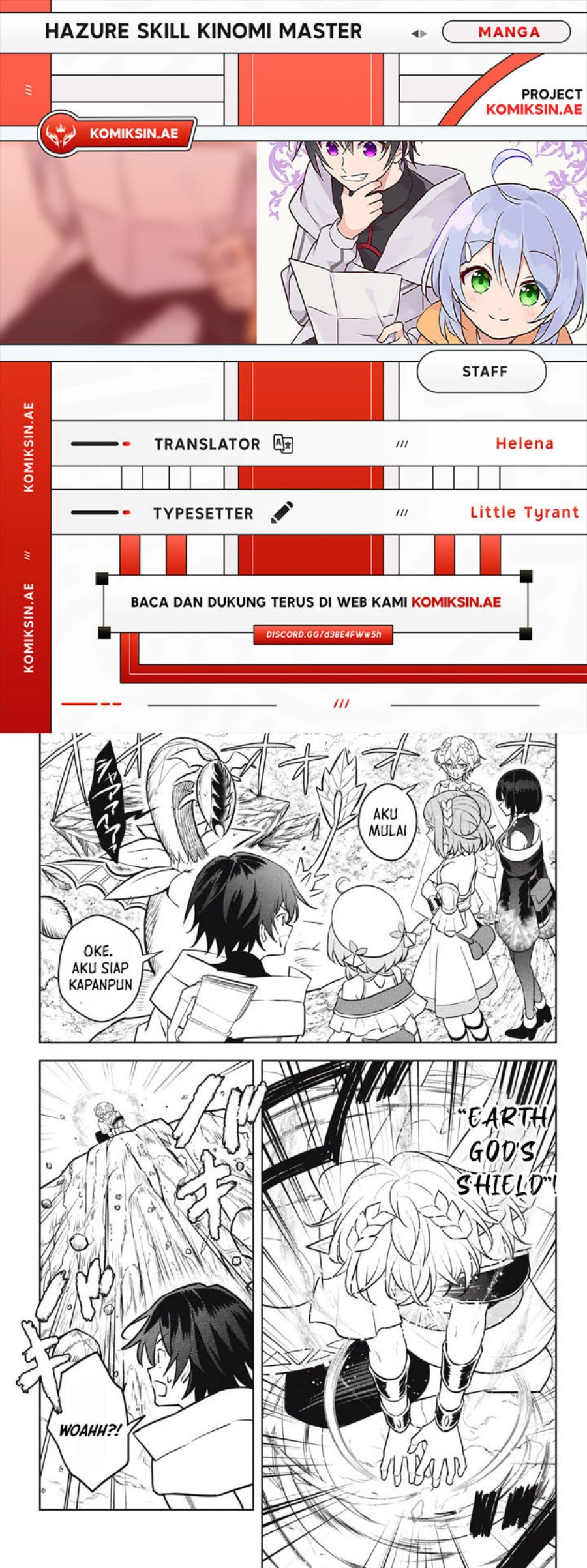 Halaman 1 dari Hazure Skill "Kinomi Master": Skill no Mi (Tabetara Shinu) o Mugen ni Taberareru You ni Natta Ken ni tsuite Chapter 29.3