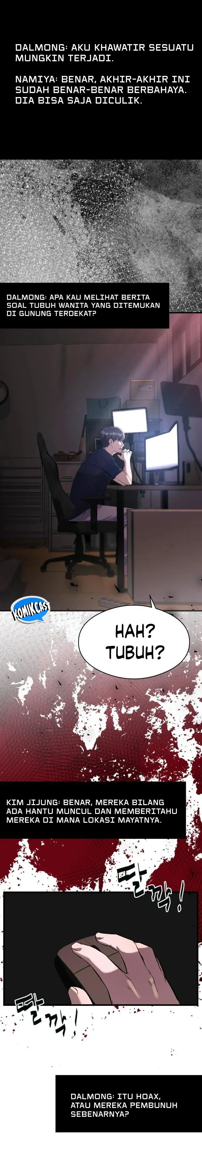 Halaman 23 dari Heart-Pounding Ghostly Poem Chapter 12