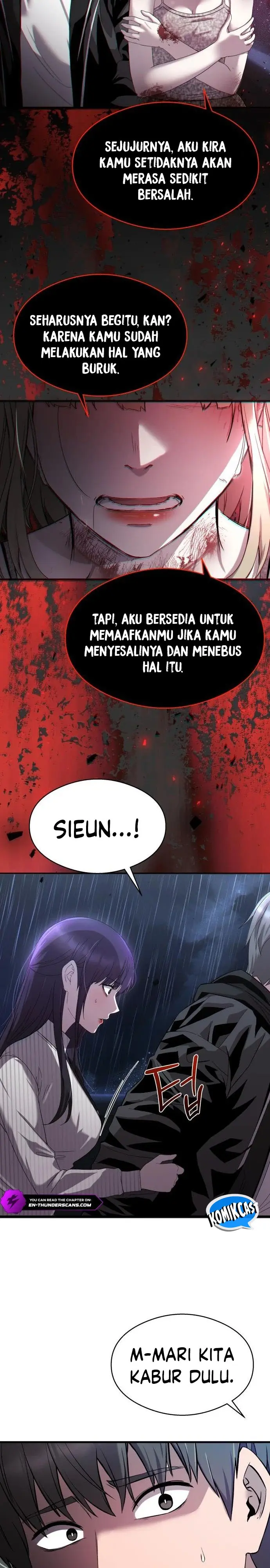 Halaman 16 dari Heart-Pounding Ghostly Poem Chapter 17