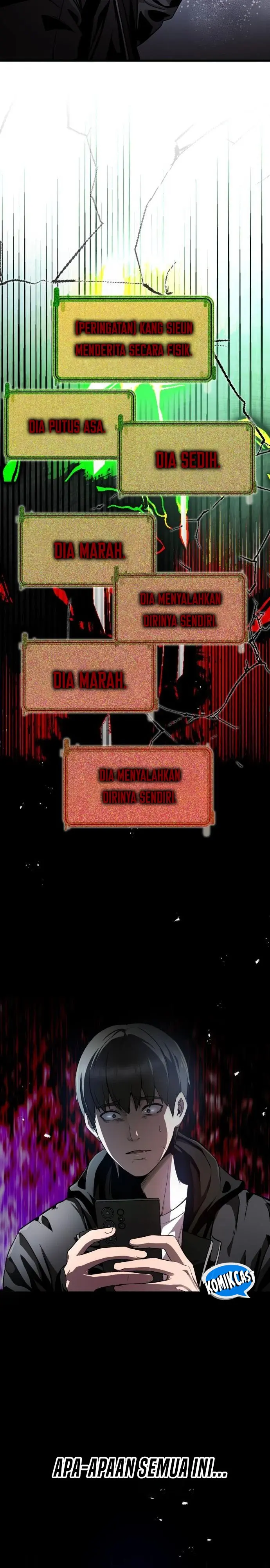 Halaman 18 dari Heart-Pounding Ghostly Poem Chapter 17