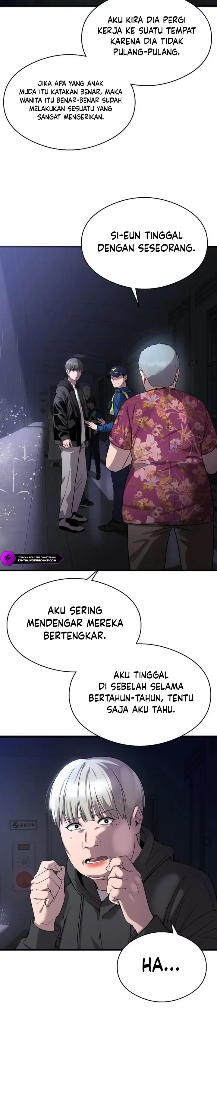 Halaman 16 dari Heart-Pounding Ghostly Poem Chapter 19