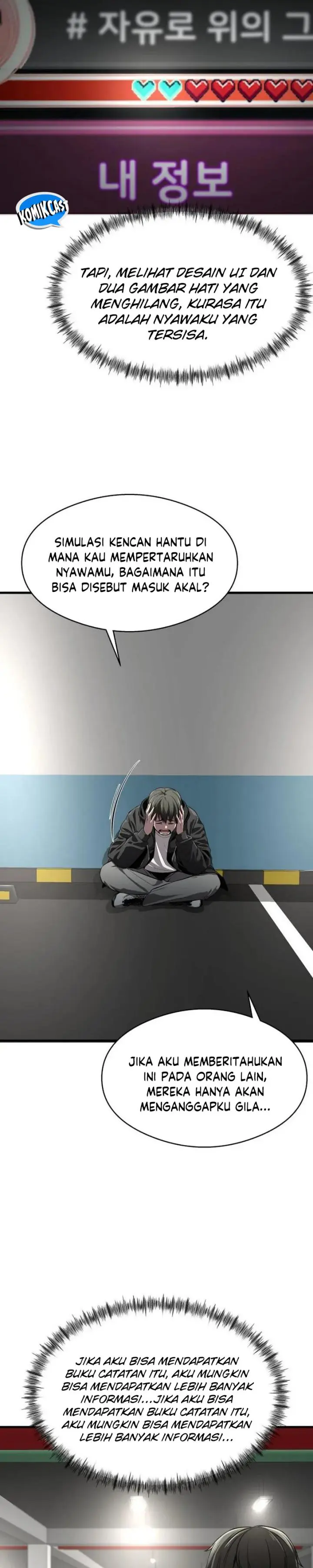 Halaman 22 dari Heart-Pounding Ghostly Poem Chapter 4