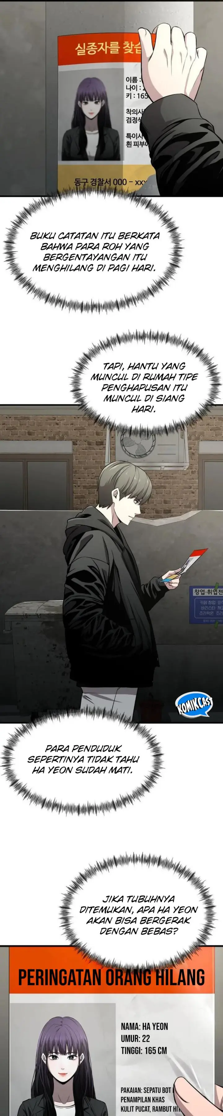 Halaman 32 dari Heart-Pounding Ghostly Poem Chapter 4