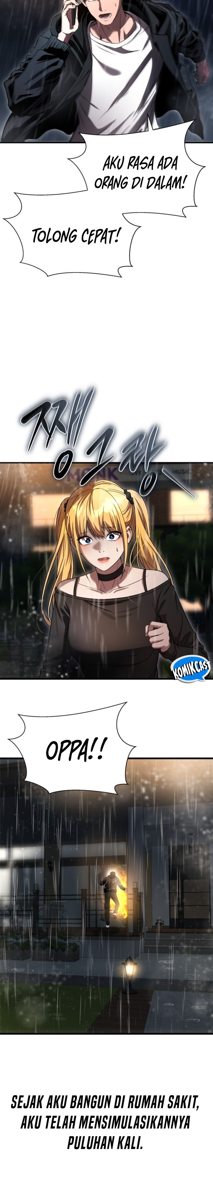 Halaman 28 dari Heart-Pounding Ghostly Poem Chapter 51