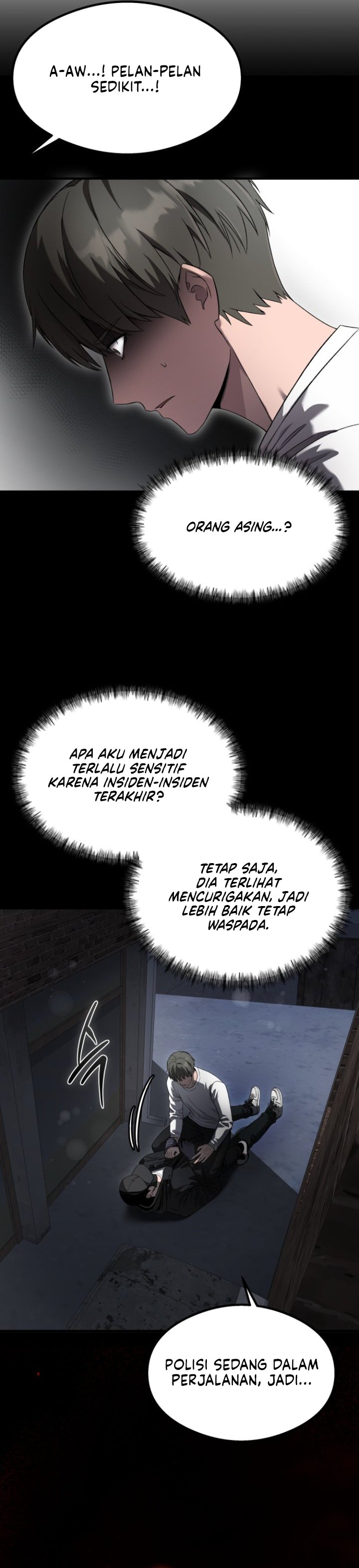 Halaman 21 dari Heart-Pounding Ghostly Poem Chapter 55