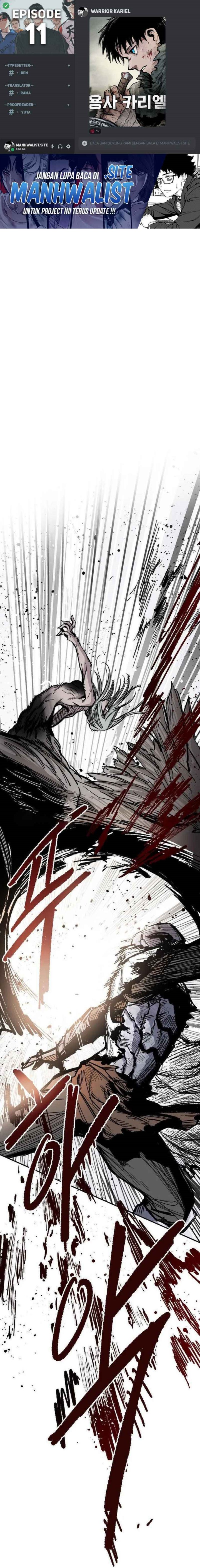 Halaman 1 dari Warrior Kariel Chapter 11