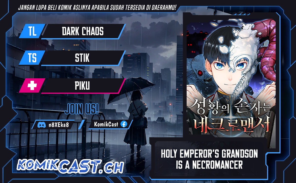 Halaman 1 dari Holy Emperor’s Grandson is a Necromancer Chapter 3