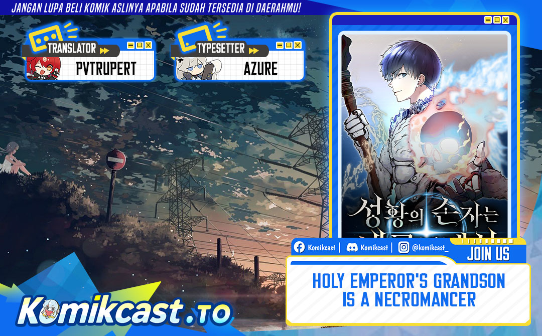 Halaman 1 dari Holy Emperor’s Grandson is a Necromancer Chapter 111