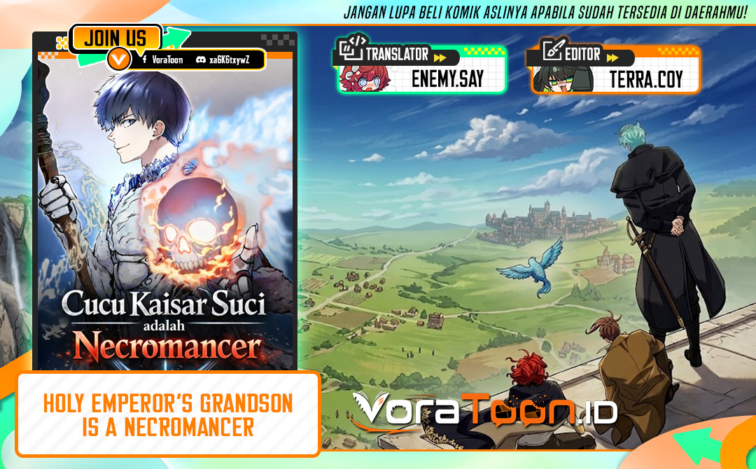 Halaman 1 dari Holy Emperor’s Grandson is a Necromancer Chapter 123