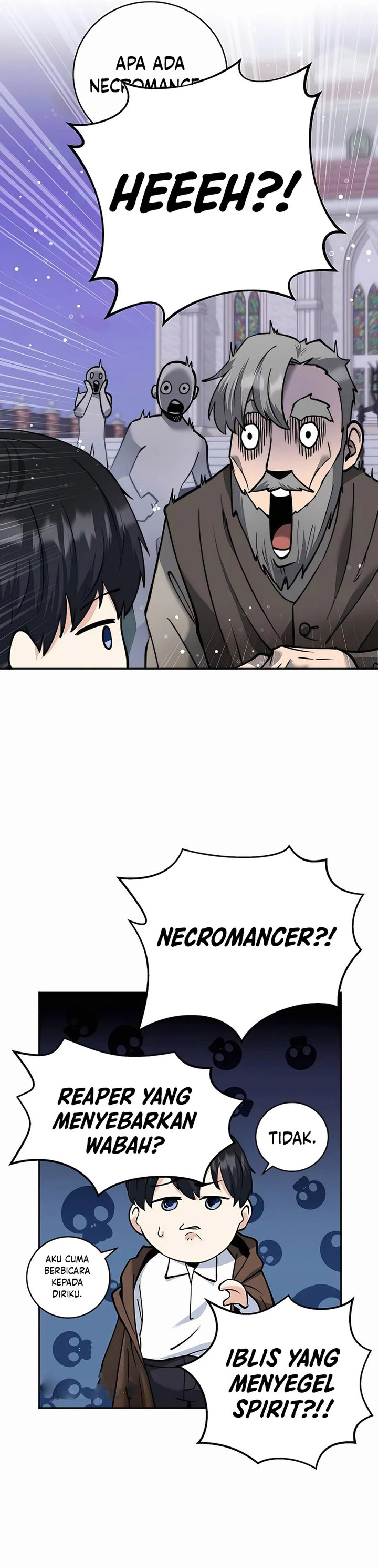 Halaman 33 dari Holy Emperor’s Grandson is a Necromancer Chapter 4