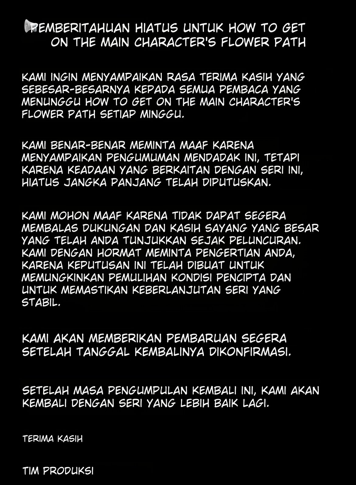 Halaman 1 dari How to Get On the Main Character’s Flower Path Chapter 26