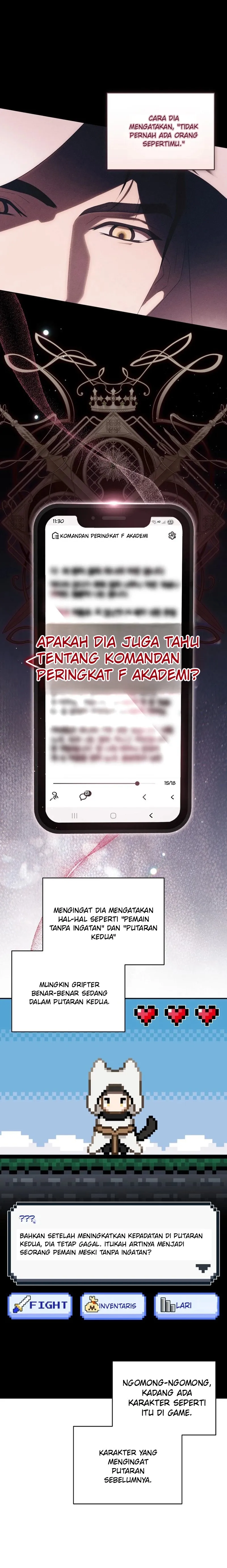 Halaman 15 dari How to Get On the Main Character’s Flower Path Chapter 33