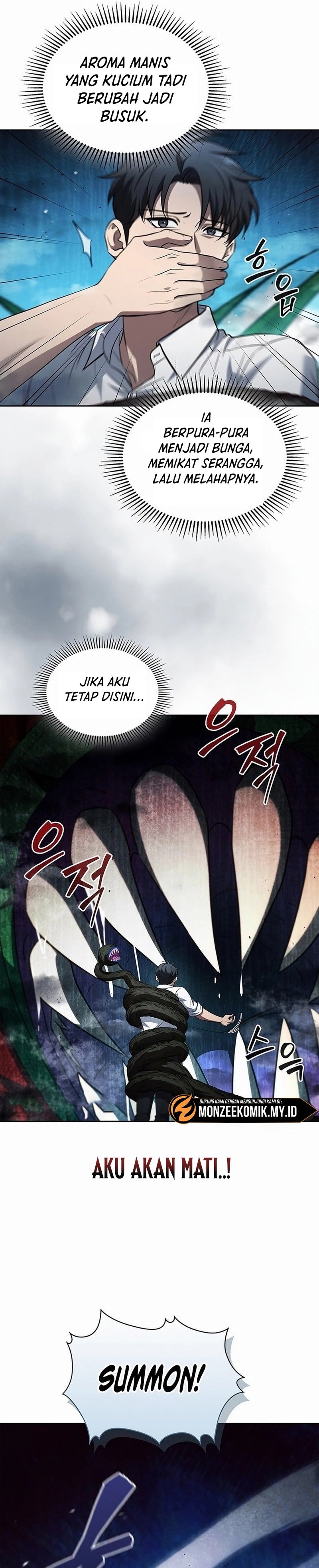 Halaman 8 dari How to Survive Restructuring Chapter 27