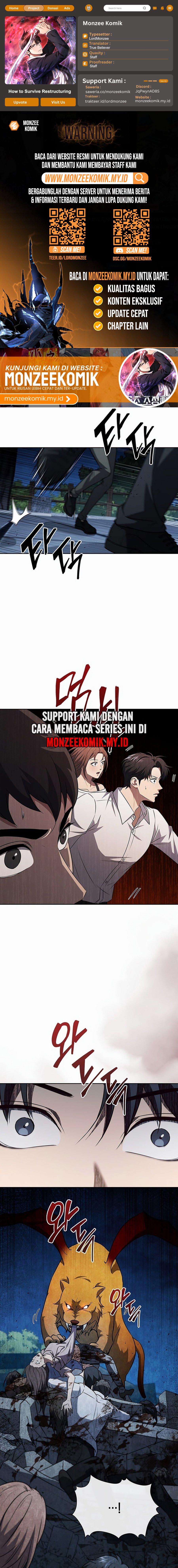 Halaman 1 dari How to Survive Restructuring Chapter 32