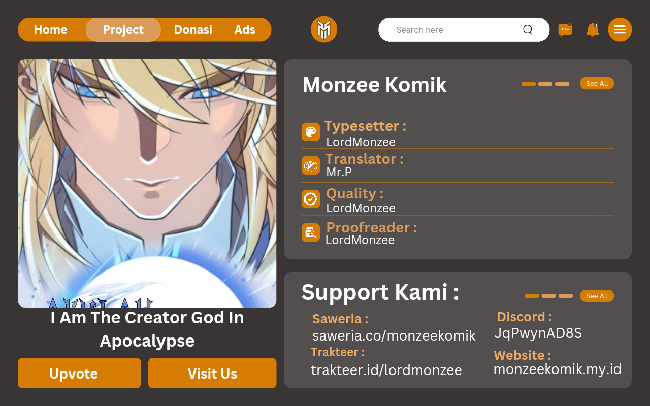 Halaman 1 dari I Am the Creator God in Apocalypse Chapter 1