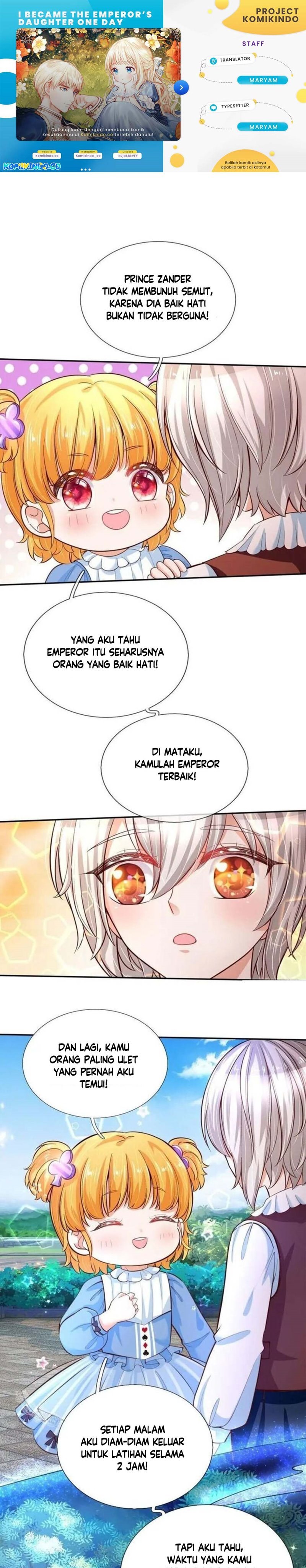 Halaman 1 dari I Became The Emperor’s Daughter One Day Chapter 100