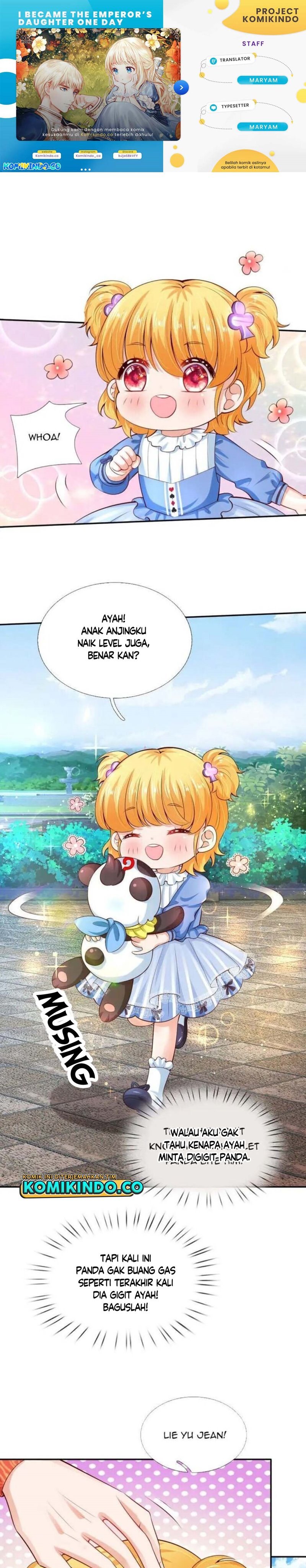 Halaman 1 dari I Became The Emperor’s Daughter One Day Chapter 102