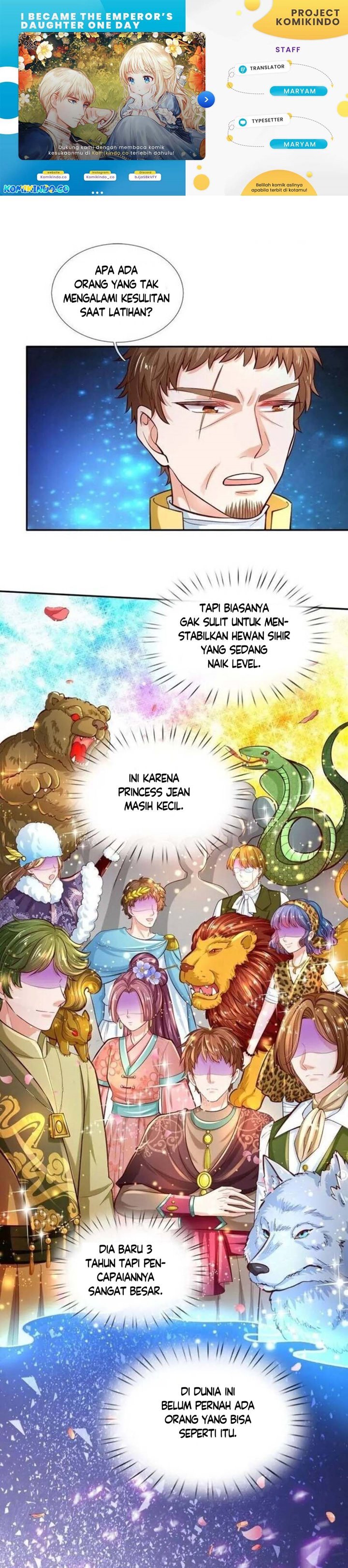 Halaman 1 dari I Became The Emperor’s Daughter One Day Chapter 105