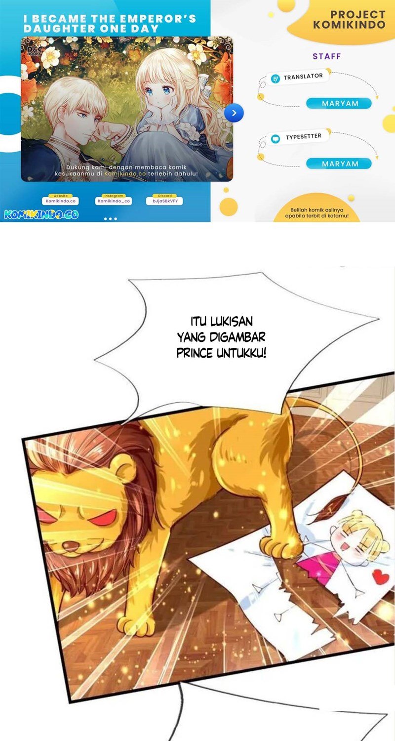 Halaman 1 dari I Became The Emperor’s Daughter One Day Chapter 106