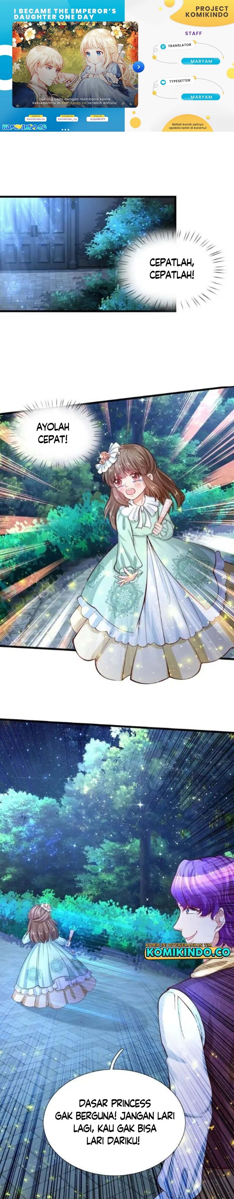Halaman 1 dari I Became The Emperor’s Daughter One Day Chapter 111
