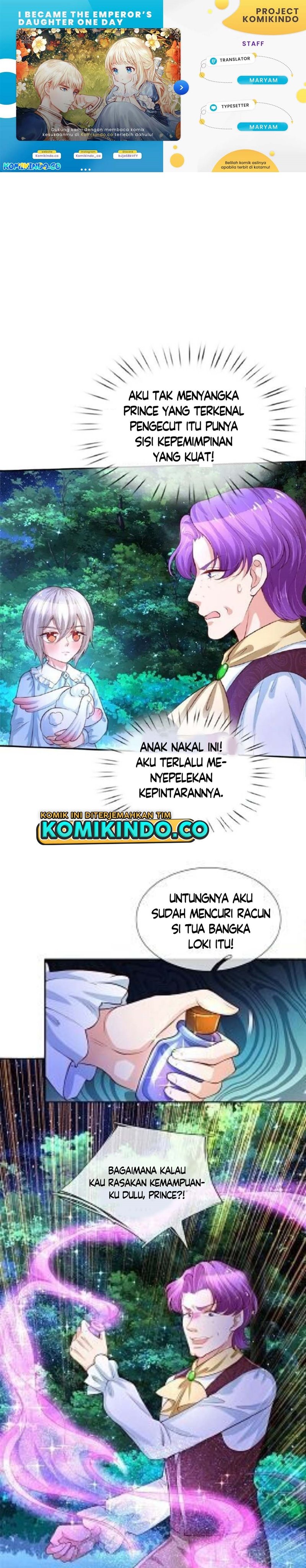 Halaman 1 dari I Became The Emperor’s Daughter One Day Chapter 113