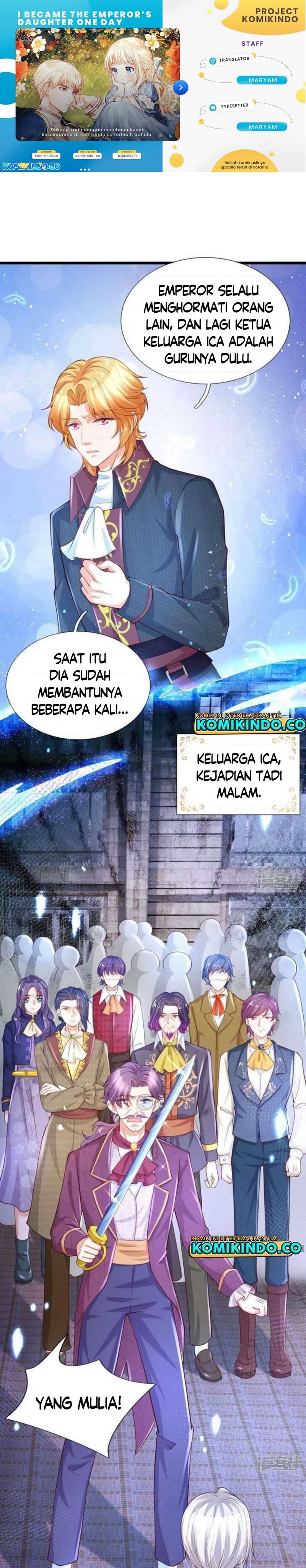 Halaman 1 dari I Became The Emperor’s Daughter One Day Chapter 128