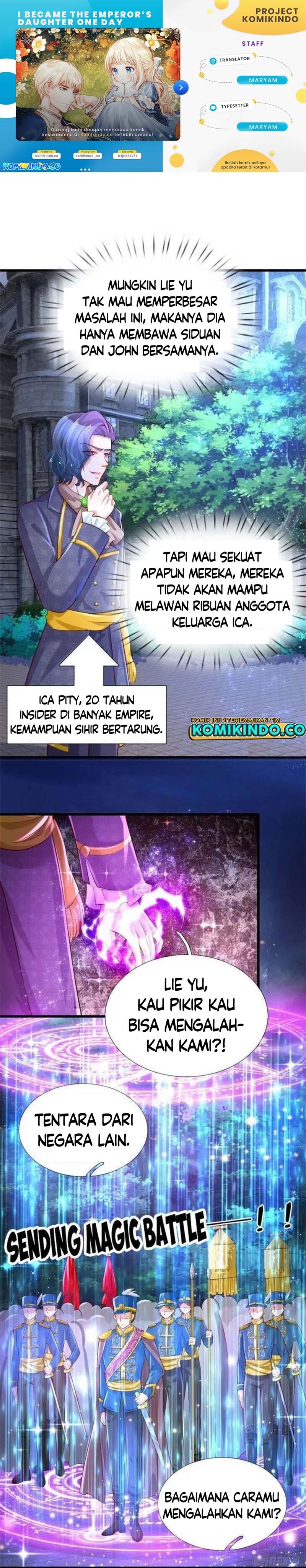 Halaman 1 dari I Became The Emperor’s Daughter One Day Chapter 129