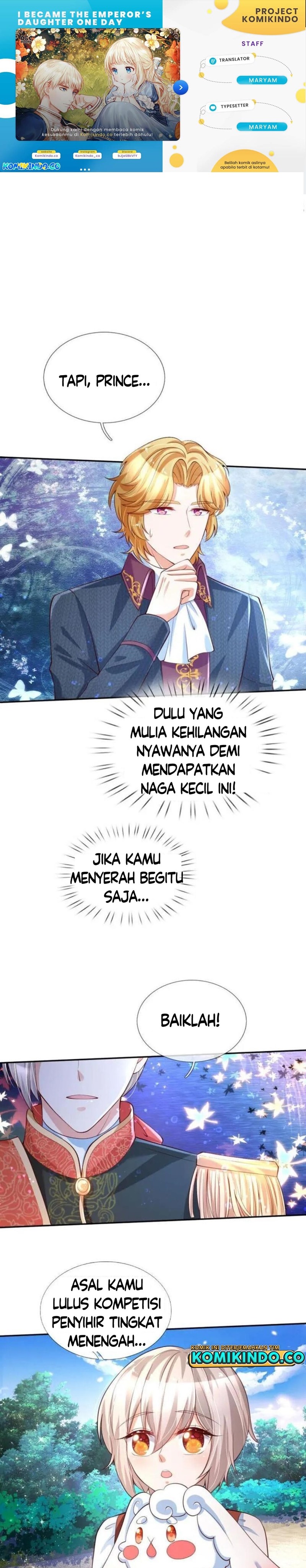 Halaman 1 dari I Became The Emperor’s Daughter One Day Chapter 134