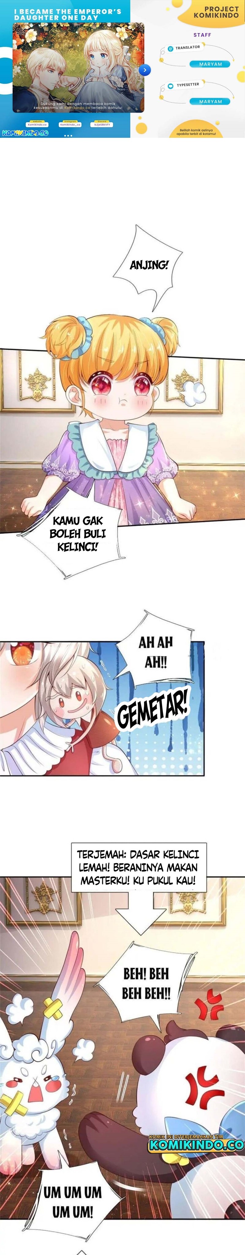 Halaman 1 dari I Became The Emperor’s Daughter One Day Chapter 138