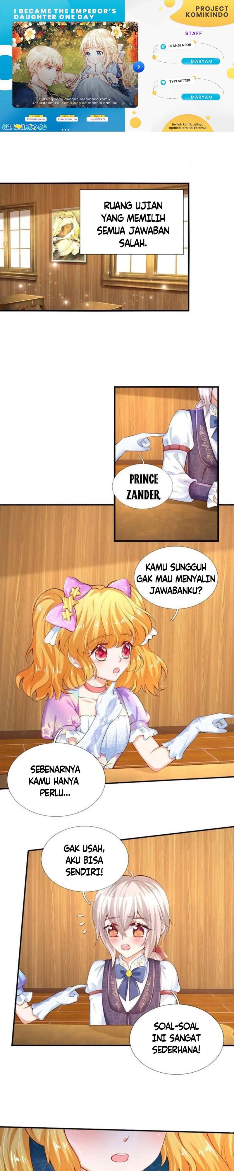 Halaman 1 dari I Became The Emperor’s Daughter One Day Chapter 149