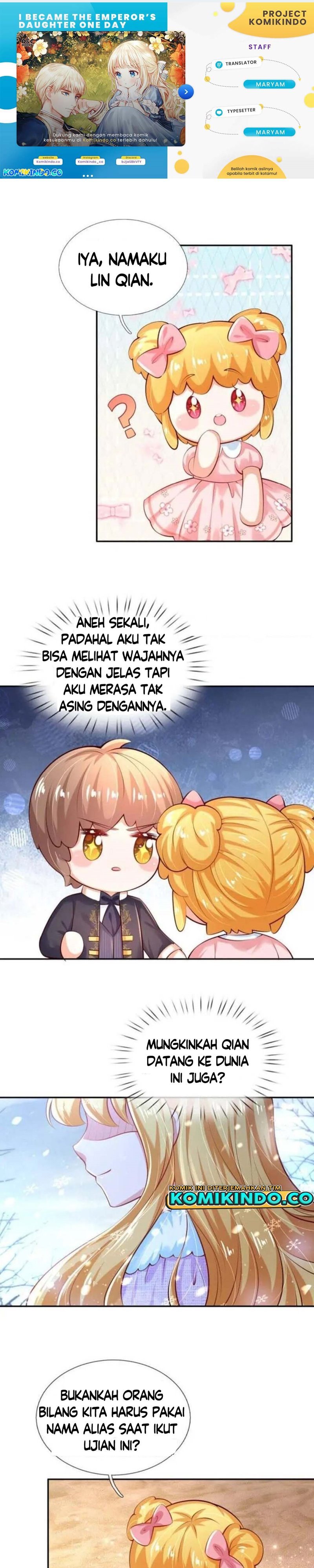 Halaman 1 dari I Became The Emperor’s Daughter One Day Chapter 156