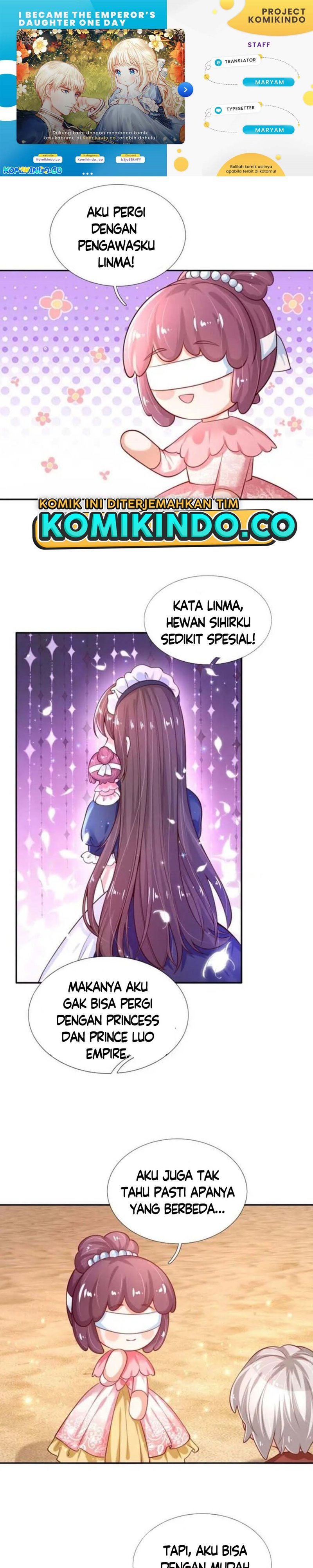 Halaman 1 dari I Became The Emperor’s Daughter One Day Chapter 157