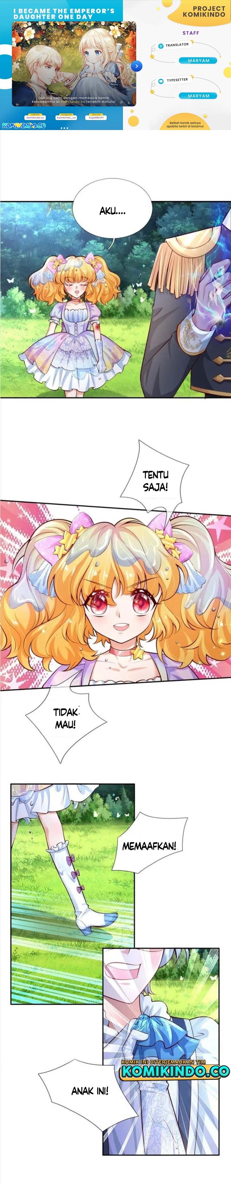 Halaman 1 dari I Became The Emperor’s Daughter One Day Chapter 166