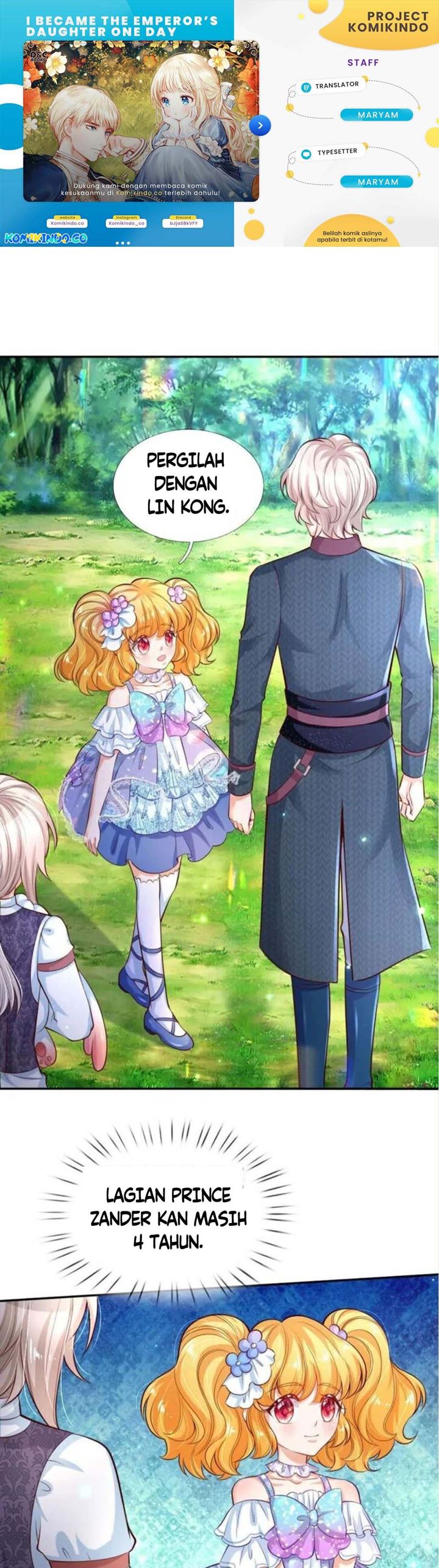 Halaman 1 dari I Became The Emperor’s Daughter One Day Chapter 175