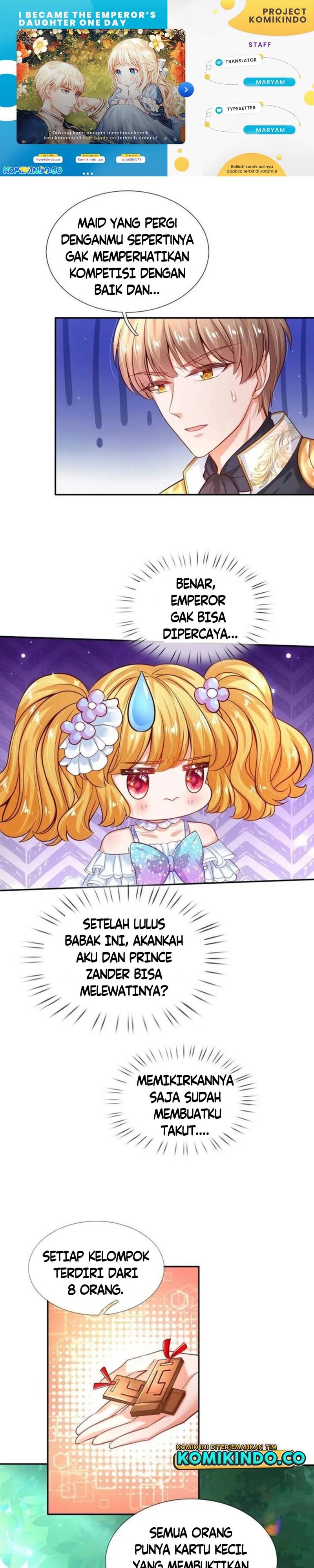 Halaman 1 dari I Became The Emperor’s Daughter One Day Chapter 178
