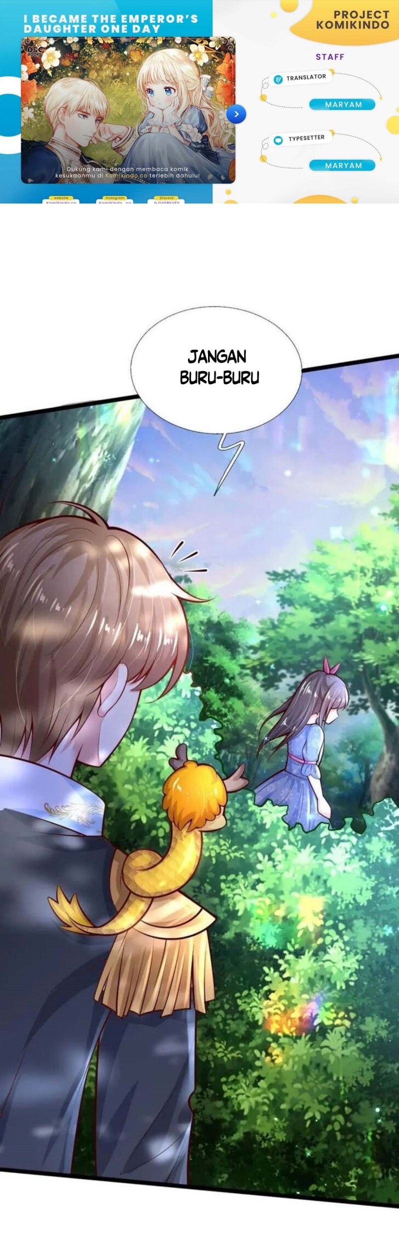 Halaman 1 dari I Became The Emperor’s Daughter One Day Chapter 182