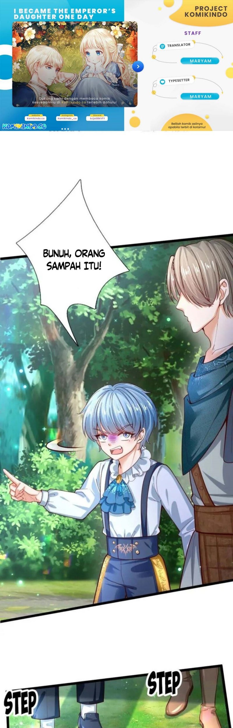 Halaman 1 dari I Became The Emperor’s Daughter One Day Chapter 183