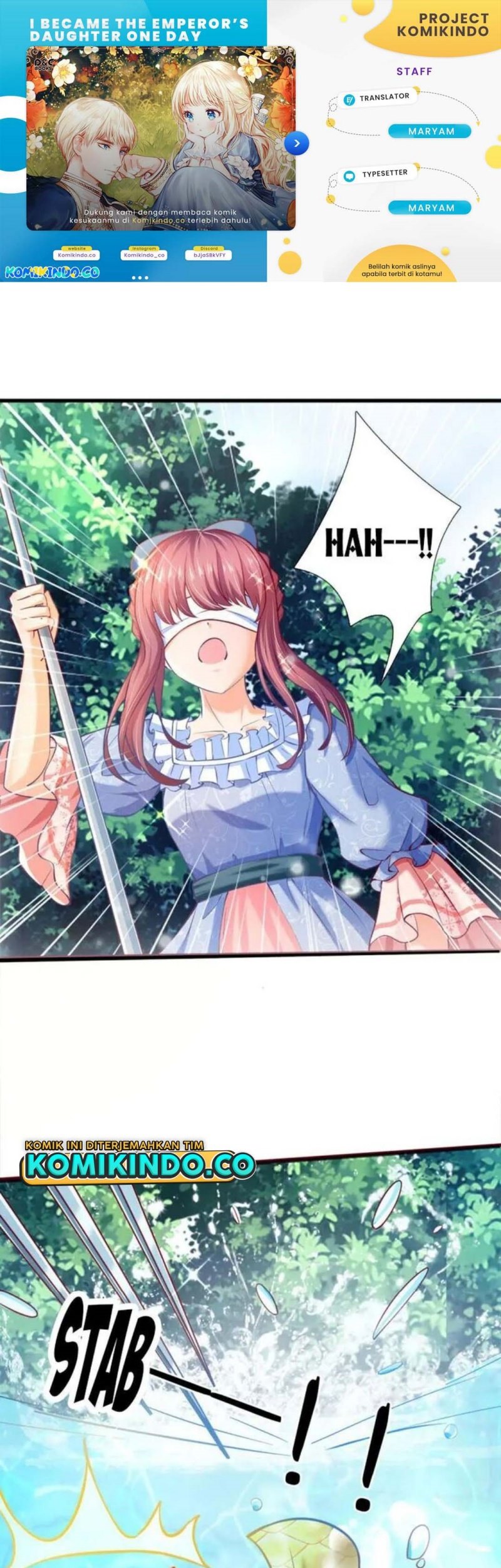 Halaman 1 dari I Became The Emperor’s Daughter One Day Chapter 186