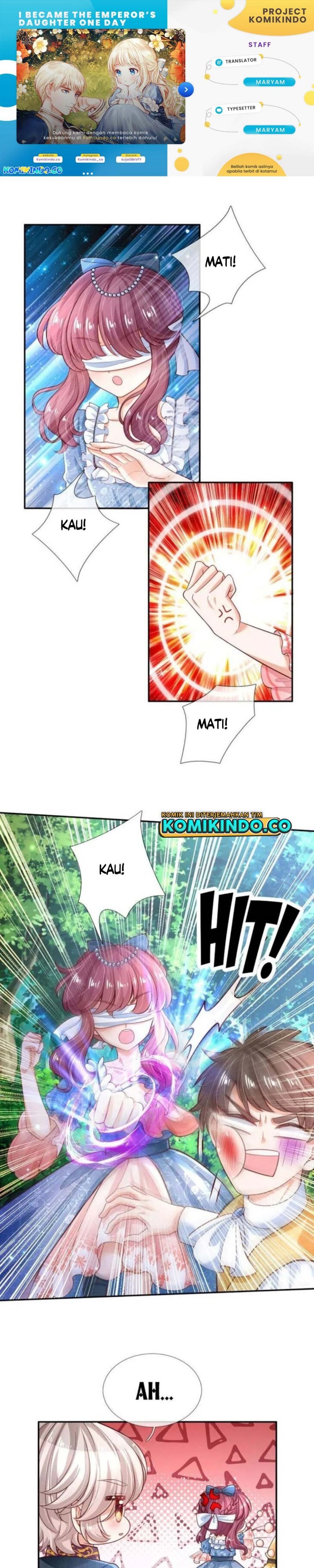 Halaman 1 dari I Became The Emperor’s Daughter One Day Chapter 188