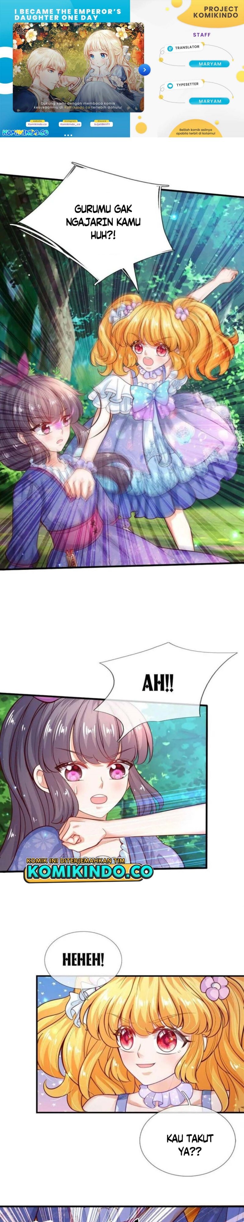 Halaman 1 dari I Became The Emperor’s Daughter One Day Chapter 193