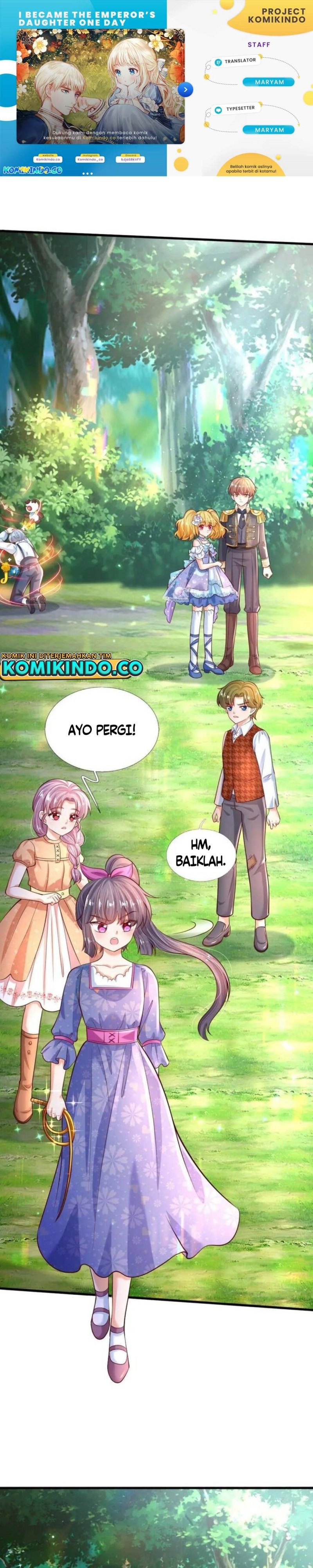 Halaman 1 dari I Became The Emperor’s Daughter One Day Chapter 194