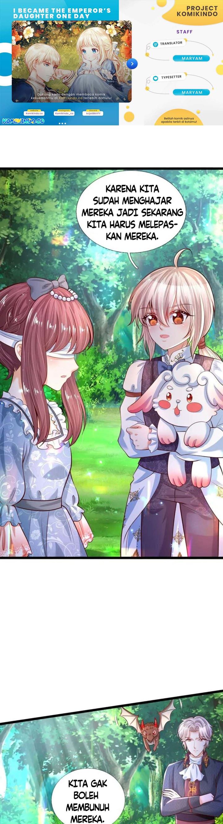 Halaman 1 dari I Became The Emperor’s Daughter One Day Chapter 197