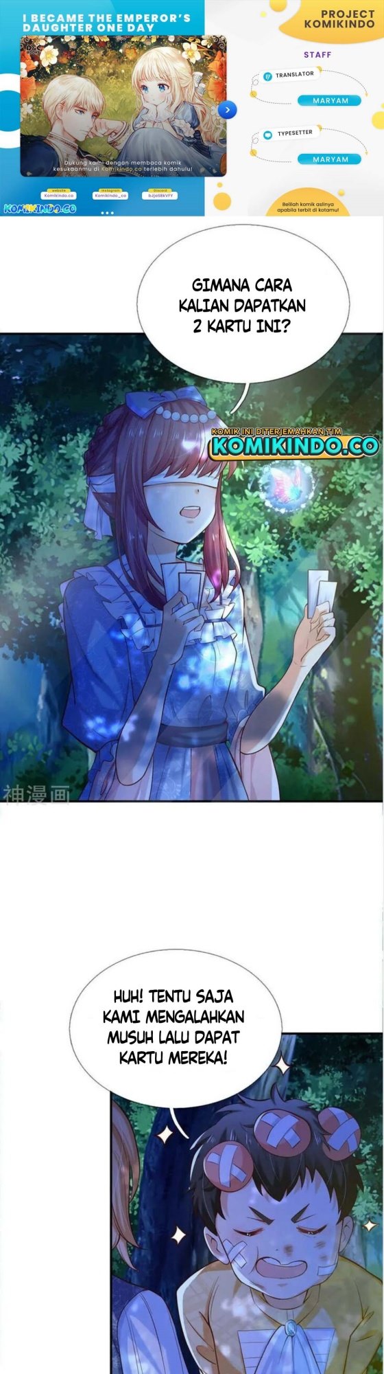 Halaman 1 dari I Became The Emperor’s Daughter One Day Chapter 198